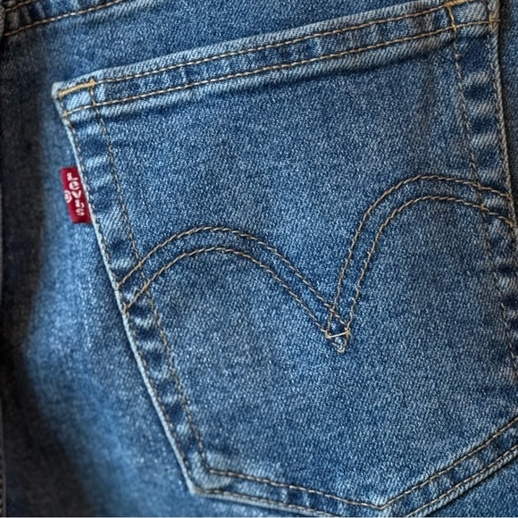 Levi’s Womens Wedgie Straight Fit High Rise Button Fly Denim Jeans 25 x 28 x 11 - Picture 10 of 16